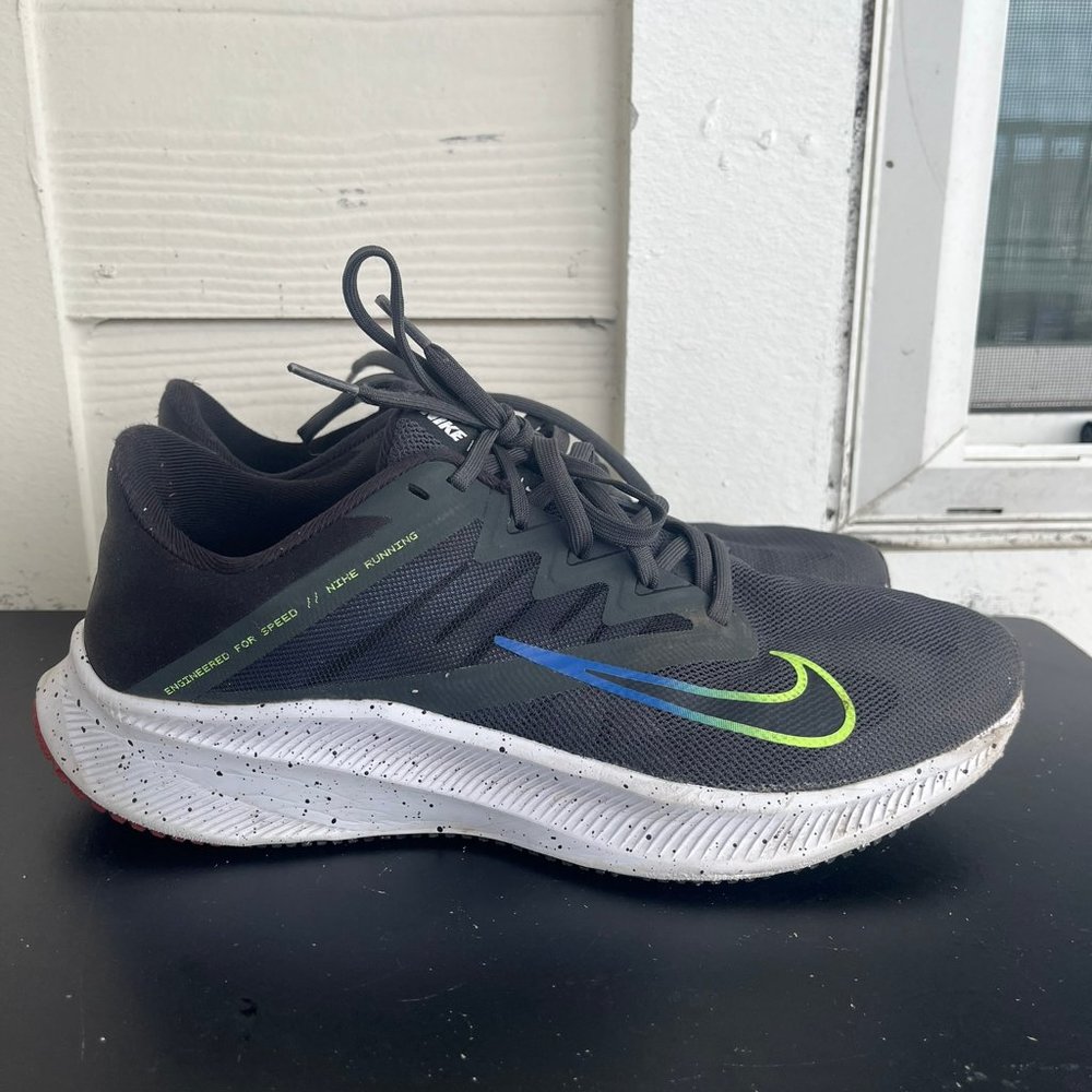 Nike Men's Quest 3 Black Shoes Sneakers Size 8.5 Style DH0203-001 - Picture 2 of 13